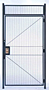 Style 840 Woven Wire Hinged Door